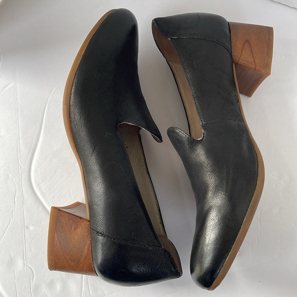 DANSKO Preston Leather Pump Black Wood Heel size 38 - Picture 6 of 10
